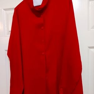 FLAX Tunic -Red- Large